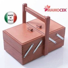 PORTALAVORO Cucito legno noce