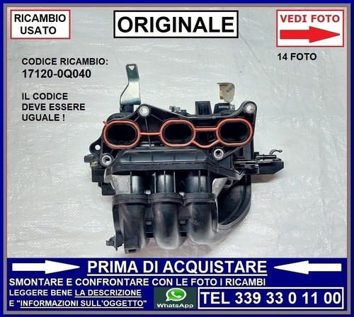 Collettore aspirazione - collettore,