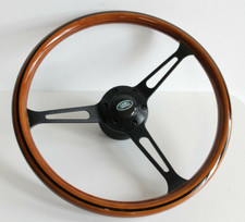 Volante in legno nero classico