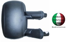 SPECCHIO SPECCHIETTO RETROVISORE DX MANUALE NERO PER DOBLO 05>09 2005>2009