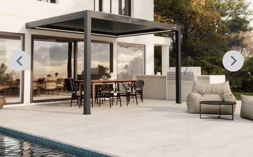 Modern gray metal freestanding - modern,