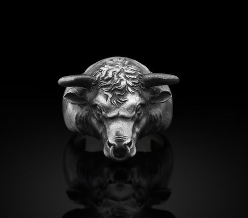 Anello uomo toro zodiaco - anello,