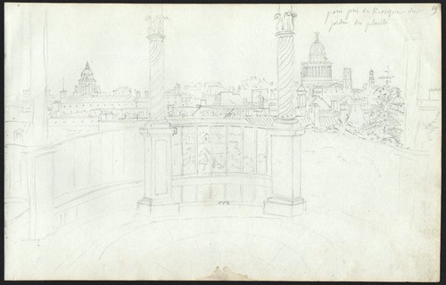 Disegno parigi preso dal - parigi,
