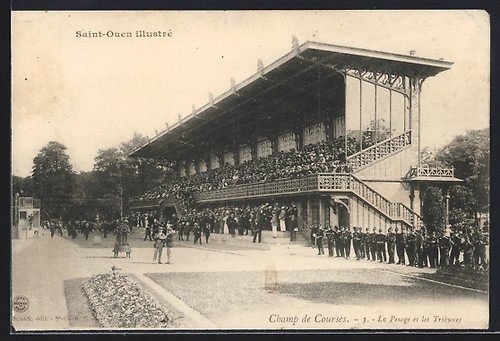 Cpa saint ouen champ de - cpa, saint-ouen,