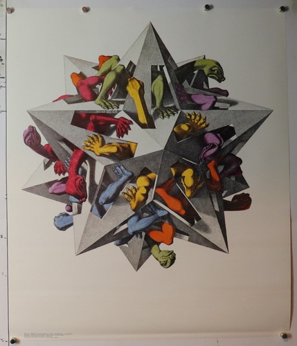 Gravity escher stampa - escher,