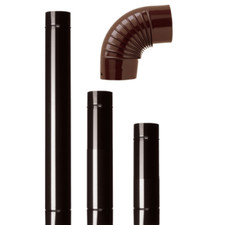 6 stove pipes cm 50 Ø 15 cm
