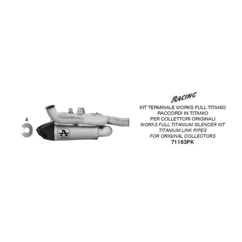 Marmitta slip arrow works - slip-on,