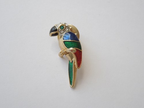 Spilla pin pappagallo colorato - pin,