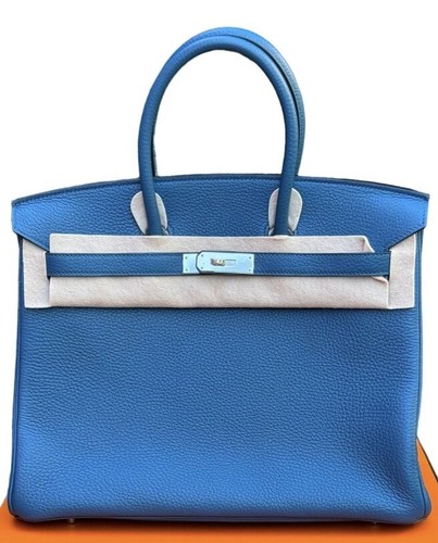 Hermès blue birkin 35cm - blue,