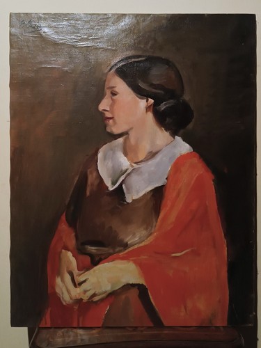 Dipinto antico ritratto - dipinto,
