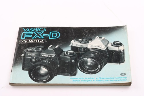 Yashica quartz istruzioni - fx-d,