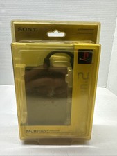 NUOVO adattatore Sony PlayStation 2 PS2 Multitap 4 giocatori sigillato ufficiale ingiallito