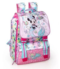 Zaino Scuola Estensibile Minnie Disney Bimba Bambina Elementari Rosa 42 cm