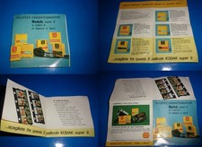 Pieghevole Pubblicitario KODAK SUPER 8 anni 80 + omaggio