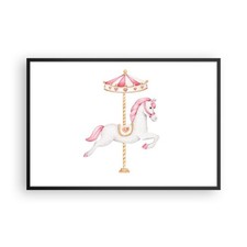 Poster 91x61cm Cavallo Giostra