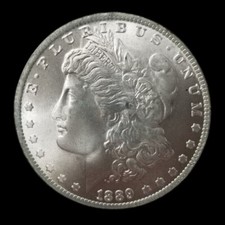 1889 S Morgan Silver Dollar $1 fior di conio fior di conio fior di conio 90% argento