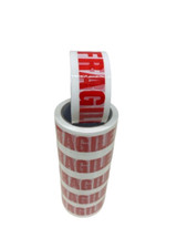 36 ROTOLI NASTRO ADESIVO BIANCO FRAGILE 48x66 IMBALLAGGIO SCATOLE SCOTCH RESISTE