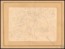Disegno originale 1800 matita - originale,