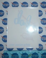 ADESIVO STICKER VINTAGE AUTOCOLLANT GAJA VETROFANIA ORIGINAL 