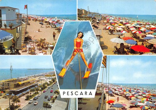 Cartolina pescara vedute 1964 - vedute,