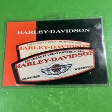 Vintage Harley Davidson 100th Anniversary Motorcycle Jacket Patch 8" wide
