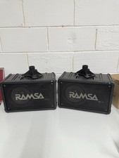 Coppia di altoparlanti PA Panasonic RAMSA WS-A80E - 160W 8Ω - con supporti per pali