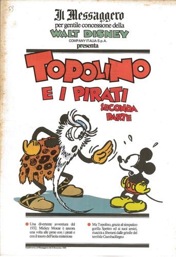 Topolino pirati anno - i,