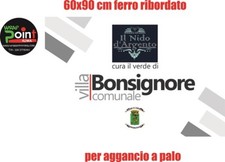 SEGNALETICA STRADALE TARGHE PERSONALIZZATE 60x90 cm TABELLE nome hotel bar risto