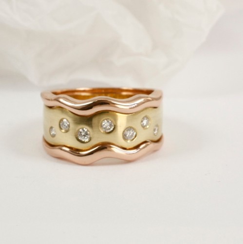 Anello 585 oro rosso - e,