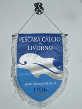 GAGLIARDETTO PENNANT CALCIO MAGLIA PESCARA VS LIVORNO 06-05-2011