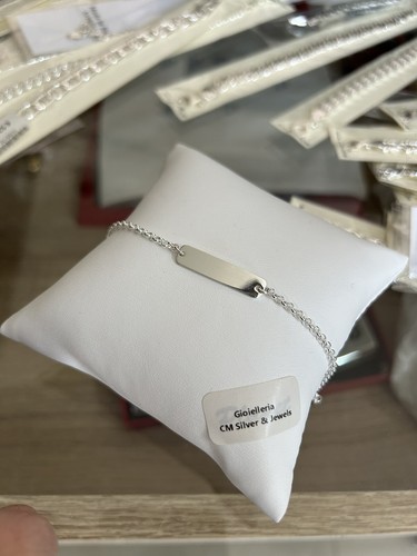 Bracciale targhetta bimbo - bracciale,