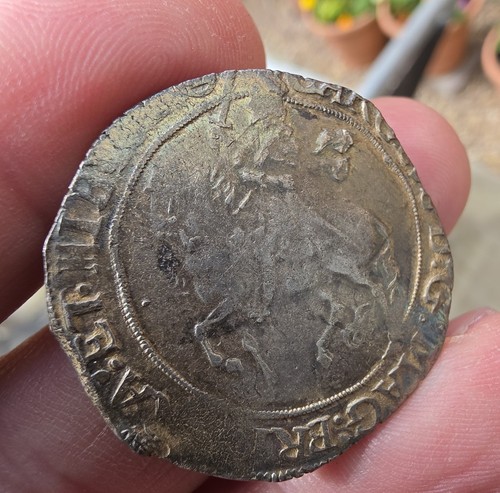 Mezza corona argento re - corona,