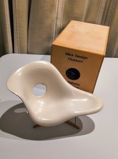 Authentic Vitra Eames La Chaise Miniature Lounge Chair Museum Collection