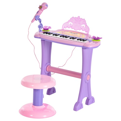Homcom mini batteria organo - mini,