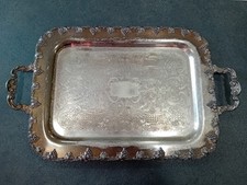 vassoio due manici inglese bordo rilievo uva