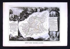1852 Levasseur antica mappa