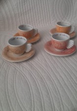 SET 4 TAZZINE THUN Vintage SERIE CAFFE AL VOLO 