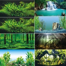 1Pz HD 3D Adesivo Per Sfondo Di Acquario Poster Paesaggio Decorazione Per Casa