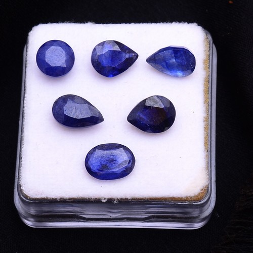 Pezzi zaffiro blu - blu, ricco