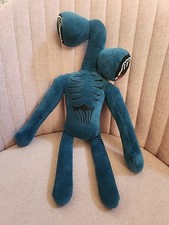 Peluche testa di sirena blu