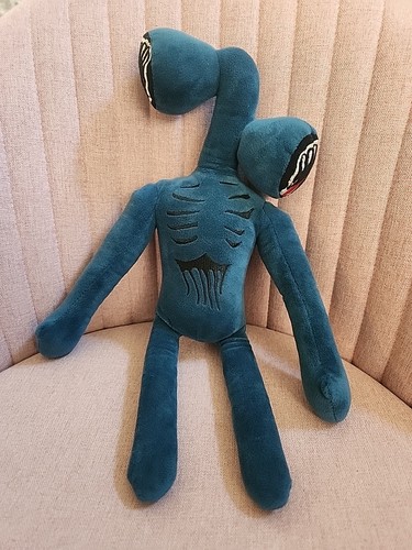 Peluche testa sirena blu - peluche,