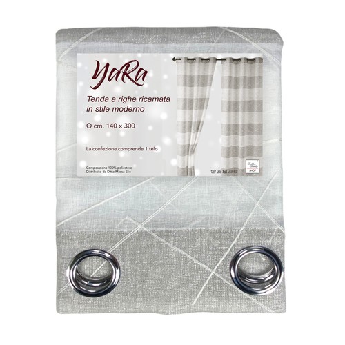 Tenda yara beige ricamata - beige,