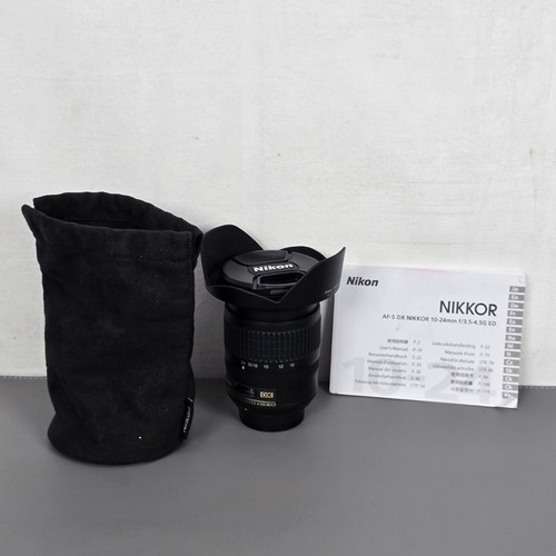 Nikon nikkor 10 24 - af-s, dx