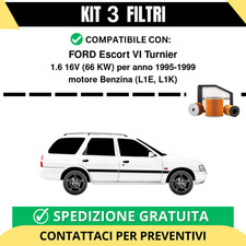 Kit 3 Filtri Tagliando per