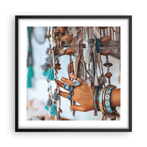 Poster 50x50cm mano gioielli - poster,