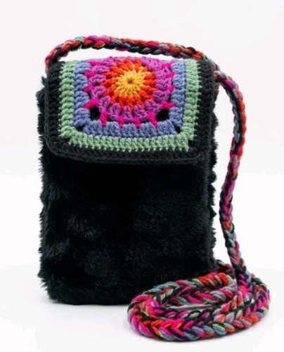 Borsa tracolla uncinetto lana - borsa,