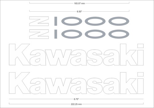 Adesivo kawasaki z1000 - adesivo,