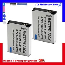 2x Batterie SLB-10A/SLB10A