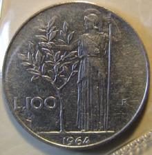 REPUBBLICA IT. 1964: MONETA