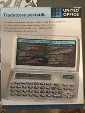 TRADUTTORE PORTATILE DA VIAGGIO 6 LINGUE 20.000 VOCABOLI + FRASI + GIOCHI